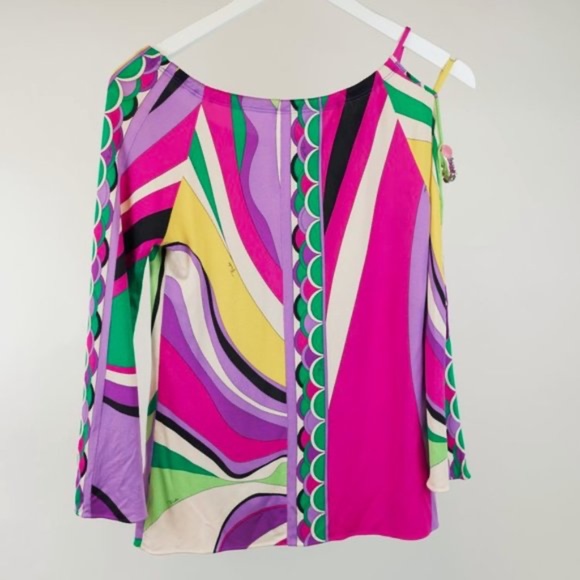 Emilio Pucci SS/05 Multicolour Geometric Top - Picture 2 of 5